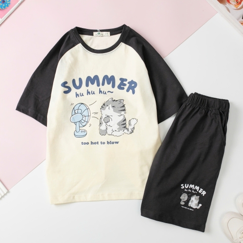 H523 Bộ BG ngắn tay phối 10/16