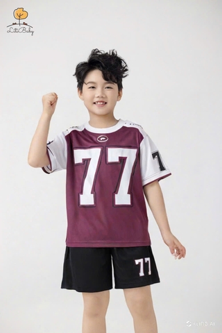 H543 Bộ cotton trẻ em-BT B002_10/16