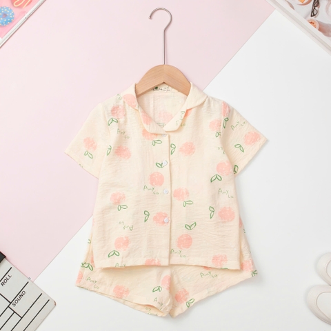 Bộ cotton trẻ em - BG G002 4/14 Pijama đũi