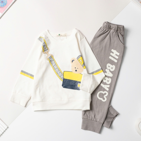 H570 Bộ cotton trẻ em - bé trai ĐB005 2/10