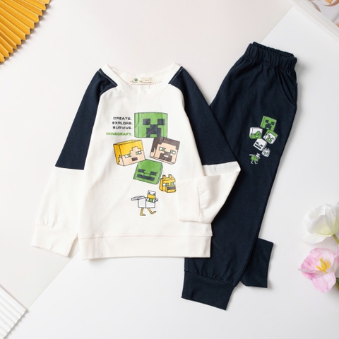 H570 Bộ cotton trẻ em - bé trai ĐB005 2/10