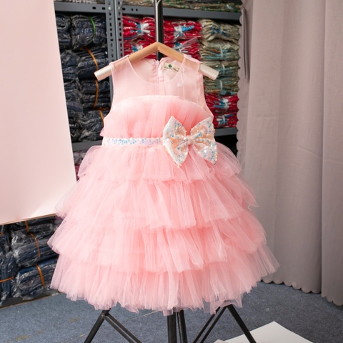 Váy công chúa trẻ em - V10 2/8 nơ eo