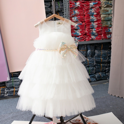 Váy công chúa trẻ em - V10 2/8 nơ eo