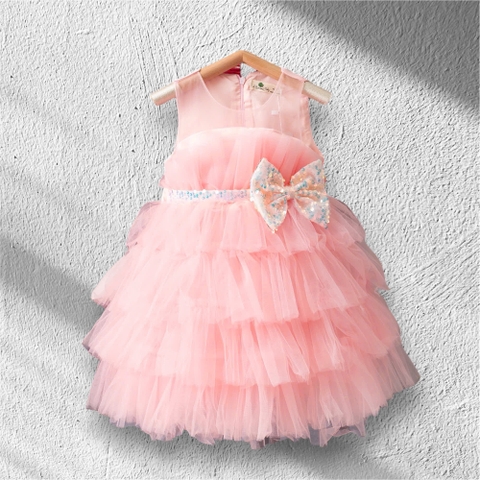 Váy công chúa trẻ em - V10 2/8 nơ eo