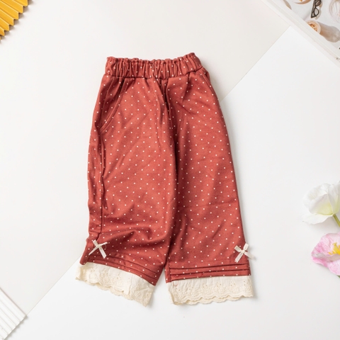 Quần trẻ em - DQ07 2/7 nhung suông