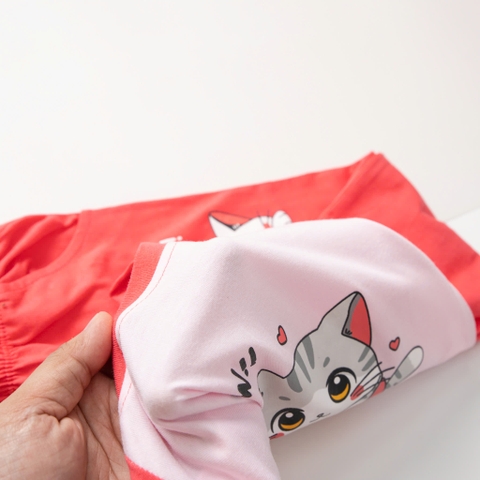 Bộ cotton trẻ em-bé gái ĐG002 4/12 H577