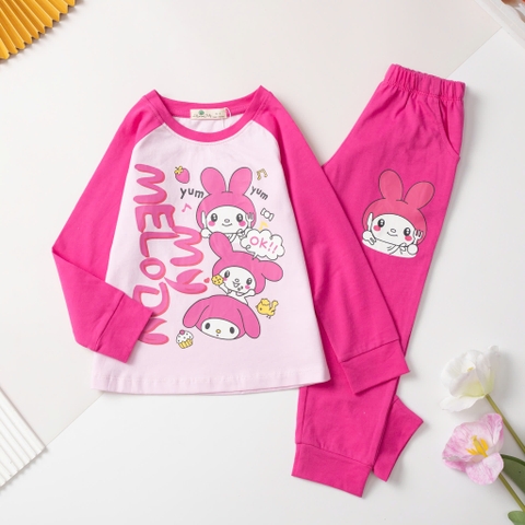 Bộ cotton trẻ em-bé gái ĐG002 4/12 H577