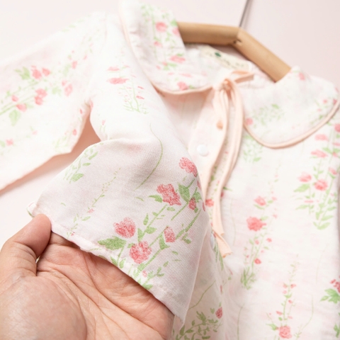 Bộ cotton trẻ em - bé gái ĐG002 2/10