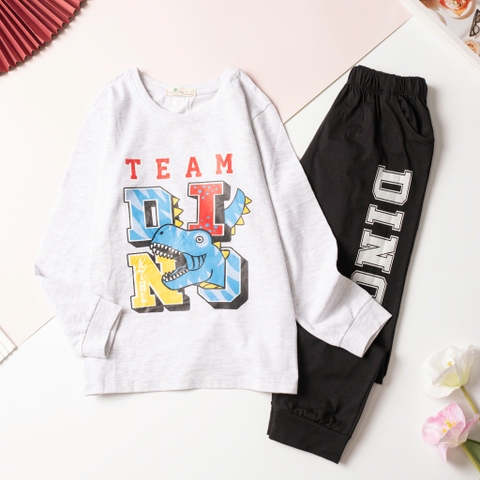 T411 Bộ cotton thu đông BT túi hộp 8/16 H582