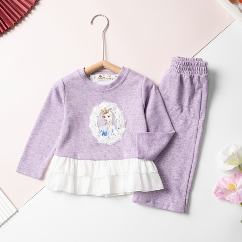 Bộ cotton trẻ em-bé gáiĐG001 2/10 bộ nỉ