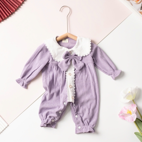 Bộ cotton trẻ em - bé gái 6m/18m H593