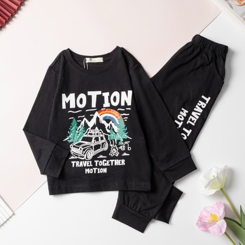 Bộ cotton trẻ em - bé trai ĐB004 4/16 H590