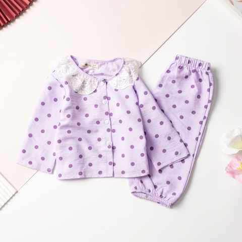 Bộ cotton trẻ em - bé gái ĐG002 2/10