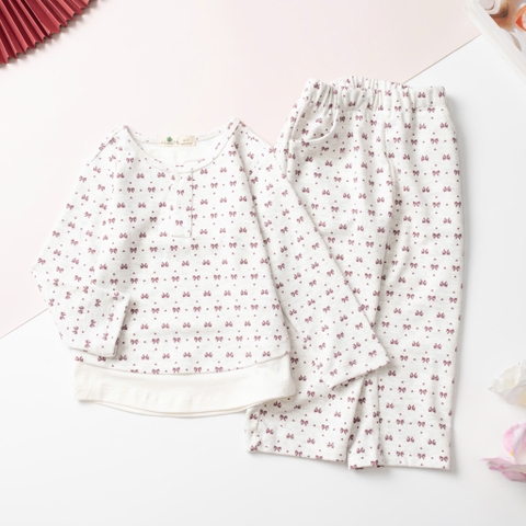 Bộ cotton trẻ em - bé gái  ĐG001  2/12 H597