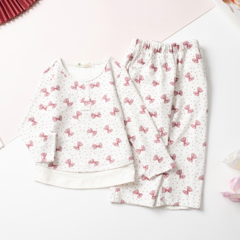 Bộ cotton trẻ em - bé gái  ĐG001  2/12 H597