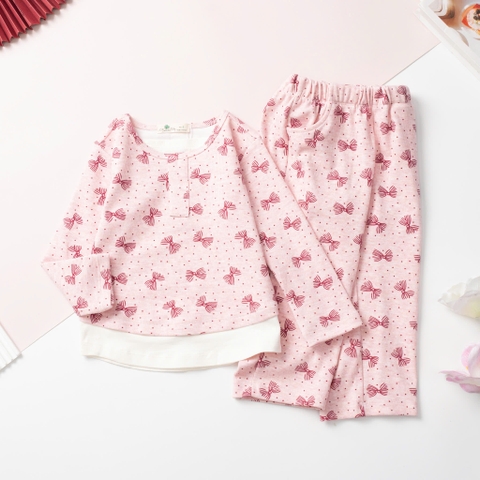 Bộ cotton trẻ em - bé gái  ĐG001  2/12 H597