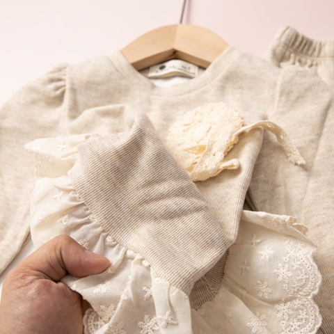 Bộ cotton trẻ em - bé gái ĐG003 1/6 tuổi