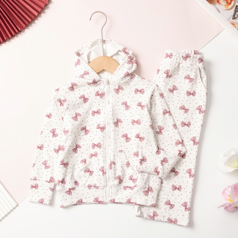 Bộ cotton trẻ em-bé gái ĐG006- 2/12 tuổi