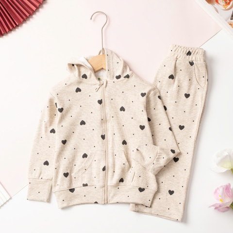 Bộ cotton trẻ em-bé gái ĐG006- 2/12 tuổi