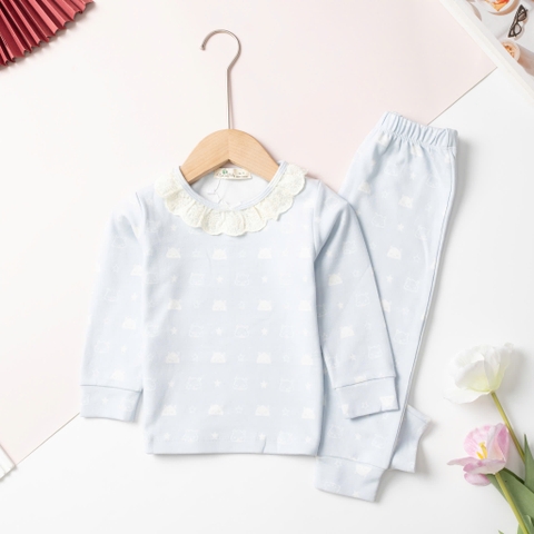 Bộ cotton trẻ em - bé gái ĐG002 2/10 H600