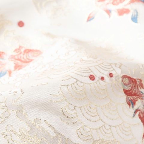 Áo dài trẻ em - AD03 2/12- BT gấm họa tiết