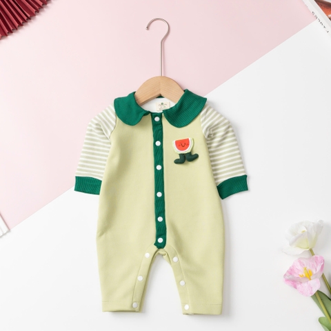 Bộ thời trang trẻ em - F05 9/36m body xanh