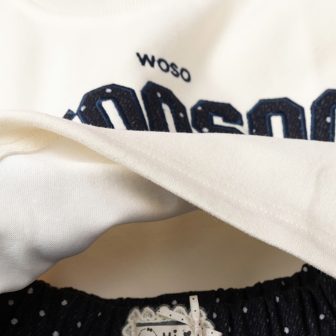 Bộ thời trang trẻ em - F05 2/7 nỉ váy