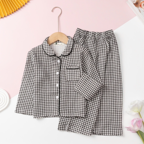 Bộ cotton trẻ em - bé gái ĐG002 2/8