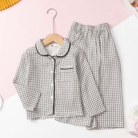 Bộ cotton trẻ em - bé gái ĐG002 2/8