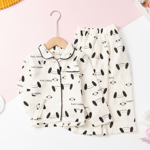 Bộ cotton trẻ em - bé gái ĐG002 2/8