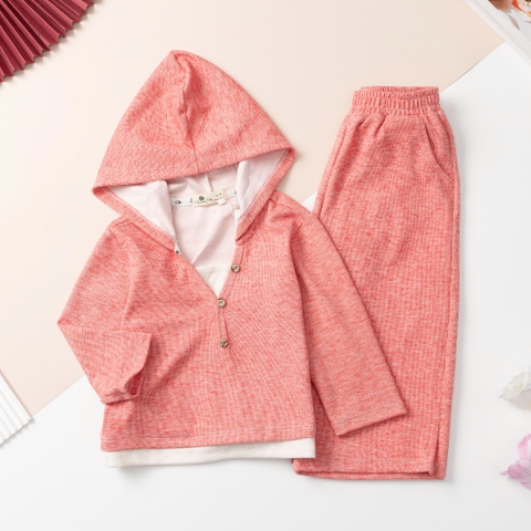 Bộ cotton trẻ em - bé gái ĐG001 4/14