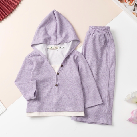 Bộ cotton trẻ em - bé gái ĐG001 4/14