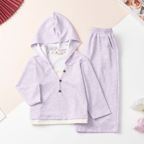 Bộ cotton trẻ em - bé gái ĐG001 4/14