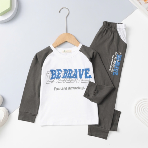 Bộ cotton trẻ em - bé trai 4/12 H585