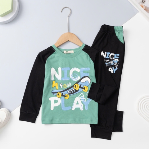 Bộ cotton trẻ em - bé trai 4/12 H585