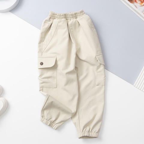 Quần trẻ em - ĐQ08 6/14 kaki túi hộp