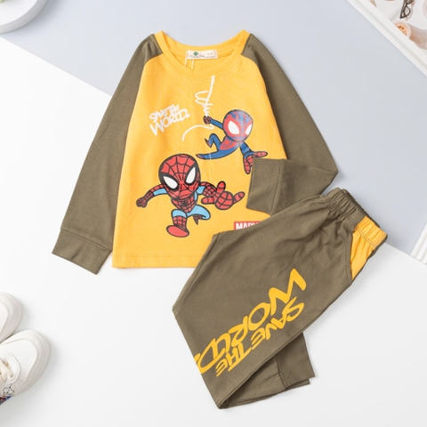 H570 Bộ cotton trẻ em - bé trai ĐB005 2/10 tuổi