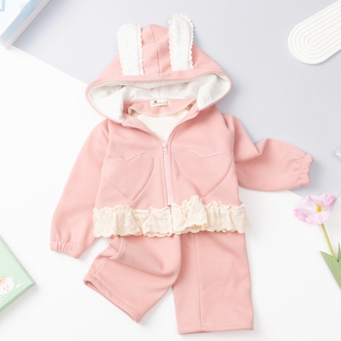 Bộ thời trang trẻ em-F04-tai thỏ 2/7