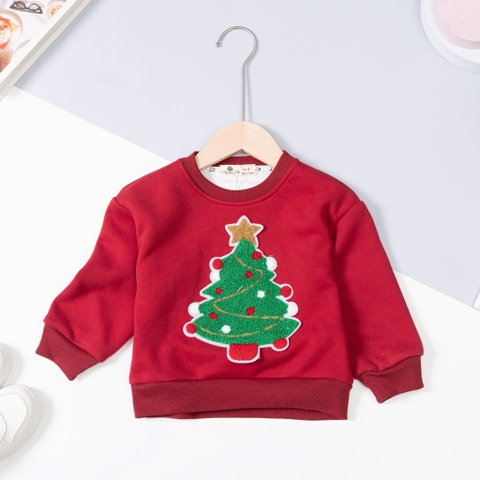 Áo thời trang trẻ em - ĐA06 2/12 Nỉ Noel