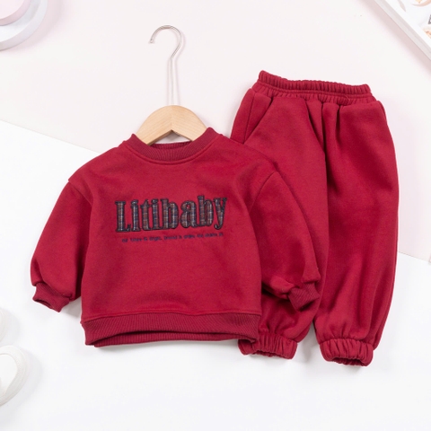 Bộ thời trang trẻ em - F04 2/7 thêu chó