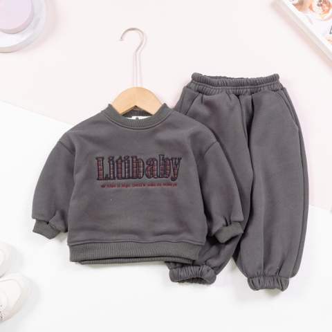 Bộ thời trang trẻ em - F04 2/7 thêu chó