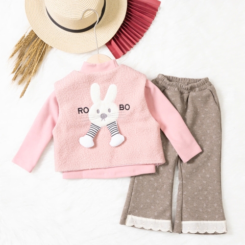 Bộ thời trang trẻ em - F04 2/7 BG áo gile