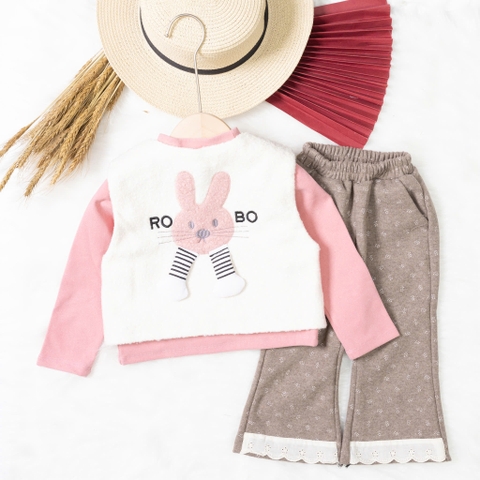 Bộ thời trang trẻ em - F04 2/7 BG áo gile