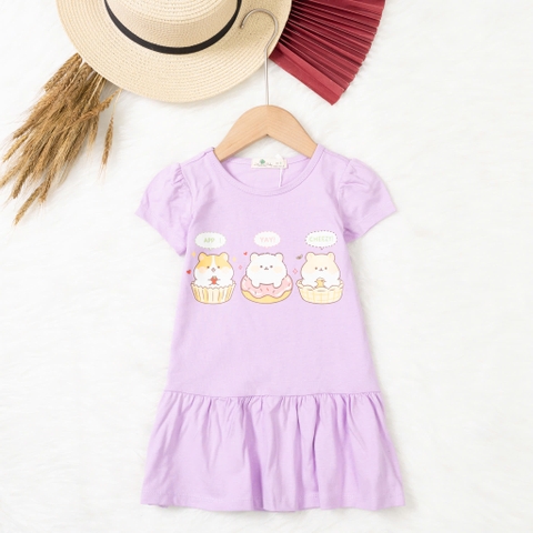 Váy cotton trẻ em - V02 2/10-TS06