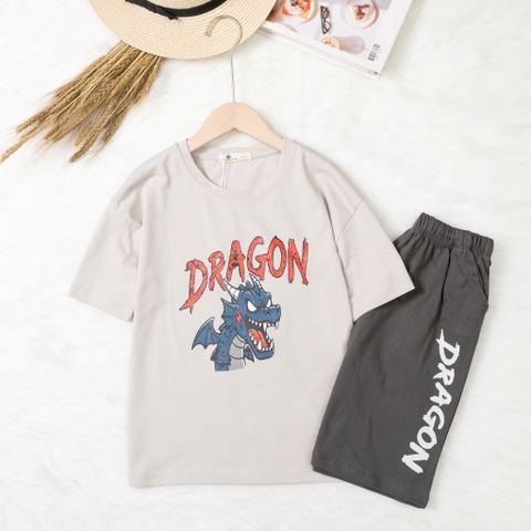 Bộ cotton trẻ em - bé trai B006 8/14