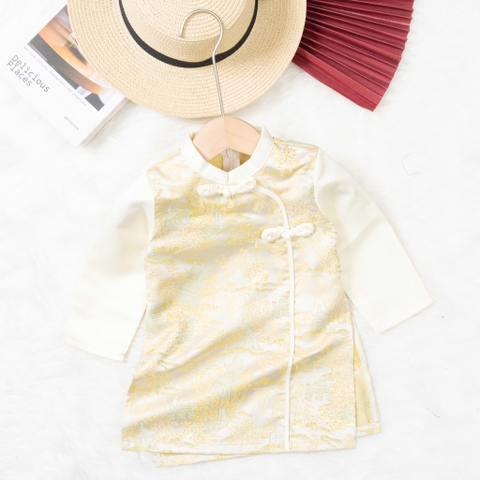 Áo dài trẻ em - AD02 1/7 BT gấm