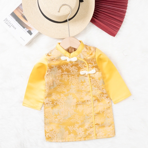 Áo dài trẻ em - AD02 1/7 BT gấm