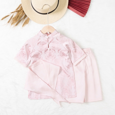 Áo dài trẻ em - AD03 9m/36m lụa