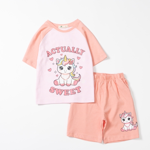 Bộ cotton trẻ em-bé gái G003 2/10