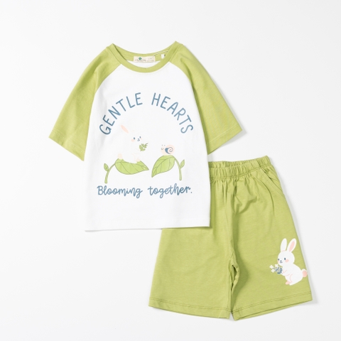 Bộ cotton trẻ em-bé gái G003 2/10